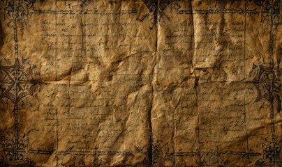 Old brown paper Vintage texture background with stains