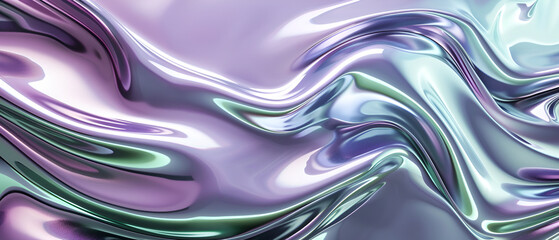 Obraz premium Abstract digital background with multicolored waving surface ,Abstract fantasy background with bright shining lines