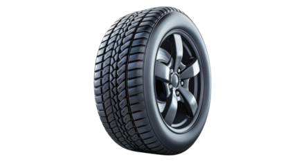 Wheels, tires and discs , Car tire isolated on white background, transparent png