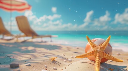 Summer Vacation Fun Holiday Relaxation Break Concept. Summer day background concept. copy space