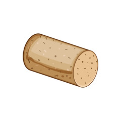 glass wine cork bottle cartoon. wood kitchen, vine food, gourmet stopper glass wine cork bottle sign. isolated symbol vector illustration