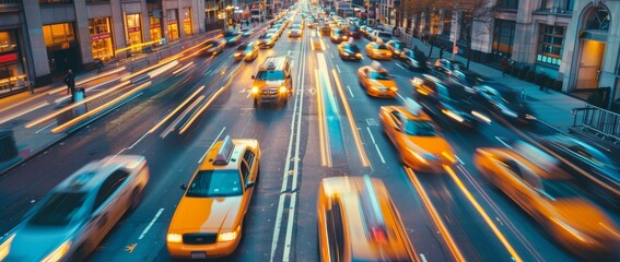 yellow taxi new york traffic speed