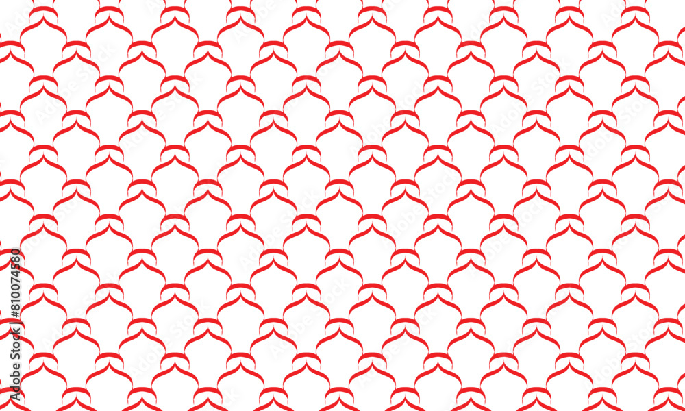 Poster abstract simple red arabic pattern design can be used background, banner, poster.
