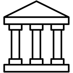 Attorney And Lawyer outline Icon Pack