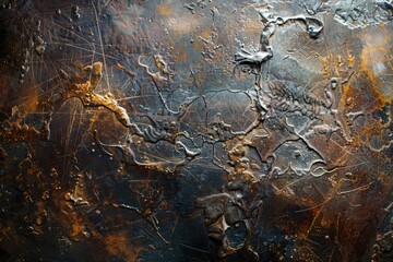 Highly detailed rusty metal texture for use in creating realistic and atmospheric industrial scenes, Grunge metal background or texture