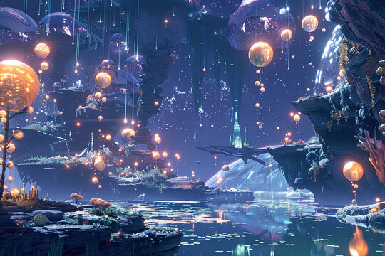 A game of cosmic proportions invites players to a legendary event, where sci-fi landscapes hide treasures beyond imagination, promising fame and fortune to the explorers of the unknown