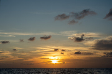 Fototapeta premium sunset over the sea