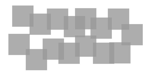 Abstract gray geometric overlapping square pattern. soft shadow on neutral light grey textured background. 3d architecture pattern design. Abstract composition business background for document design.