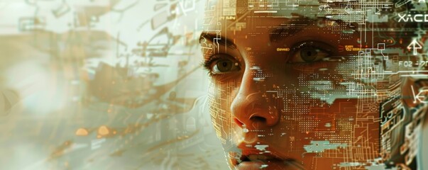 Digital human concept: fusion of technology and humanity