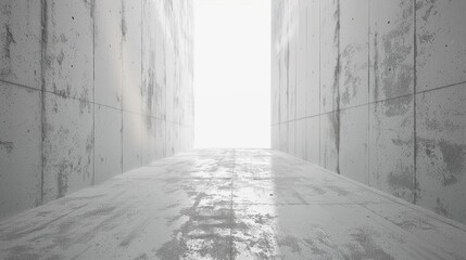 White concrete wall as background hyper realistic 