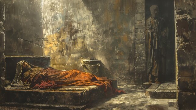 Ample room for words next to the parable of the rich man and Lazarus