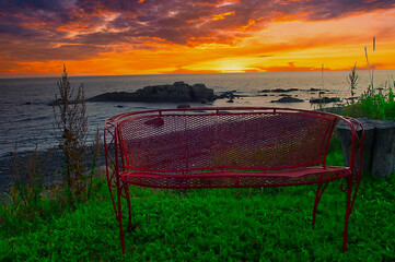 A moment of relaxation at the end of the day.