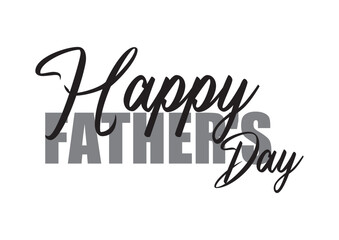 Happy Fathers Day typography vector. Father's day sale promotion calligraphy Vector illustration