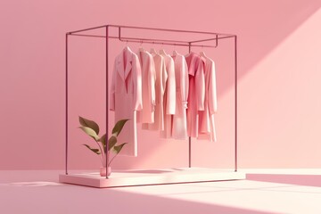 Embrace a capsule wardrobe and streamline your style, showcased in a sleek banner designed for fashionforward advertising