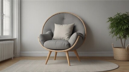 classic armchair in a room
