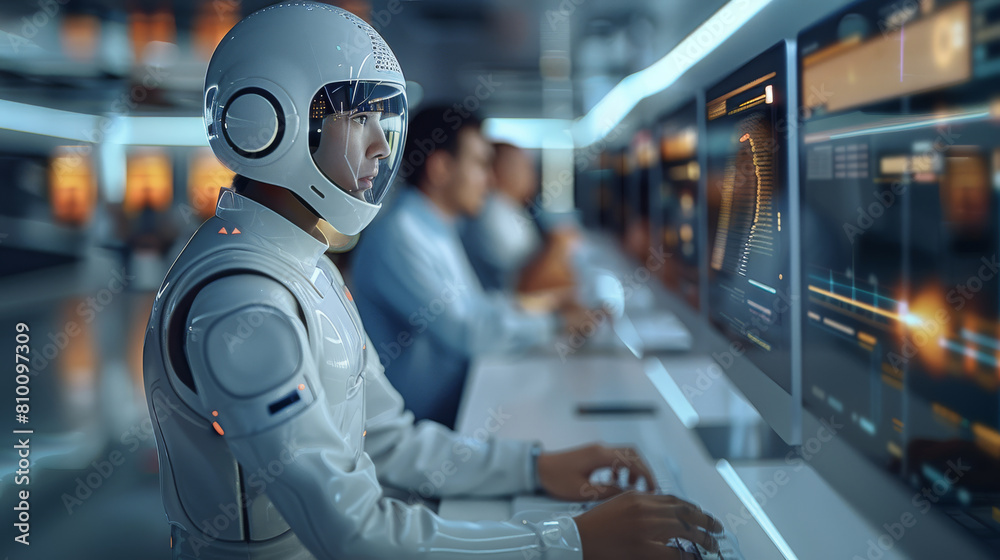 Poster Automation development and testing team testing, automation managed service center of excellence. Generative AI.