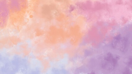 Abstract pastel colors watercolor background. Watercolor background. Abstract watercolor cloud texture. Abstract watercolor background wallpaper.