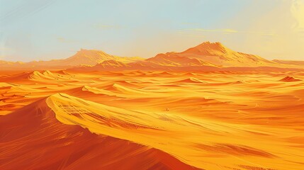 panorama in the desert