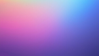 Obraz premium Abstract pastel holographic blurred grainy gradient banner background texture. Colorful digital grain soft noise effect pattern. Lo-fi multicolor vintage retro design. AI Generated