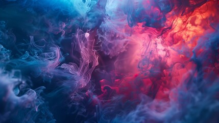 Wisps of smoke intertwining with ribbons of neon, painting the night with electric dreams.