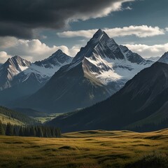 Fototapeta premium mountains in the morning