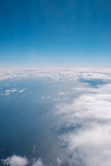 Fototapeta premium Cloudscapes over the North Sea, Europe