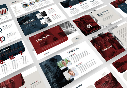 Company Presentation Slide Deck  Template