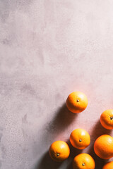 Oranges on kitchen countertop