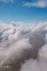 Zandvoort Beach through the cloud, North Holland, The Netherlands, Europe