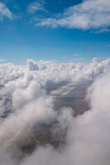 Zandvoort Beach through the cloud, North Holland, The Netherlands, Europe