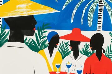 Group of People Sitting at a Table