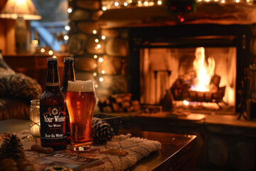 Cozy Winter Evenings by the Fireplace with Seasonal Beers