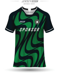 Vector soccer football jersey template sport t shirt design