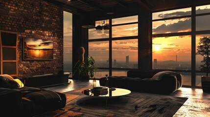 Contemporary interior decor allowing for easy customization with your text