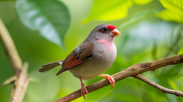 The Java sparrow, a well-known bird in Java, Indonesia, is a native species that lives there year-round.