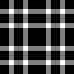 Pattern plaid check of seamless fabric background with a tartan vector textile texture.