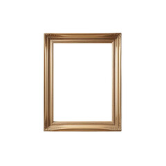 TRANSPARENT PNG ULTRA HD 8K An empty, plain painting frame rests at the very edge of a transparent background, ready for a masterpiece