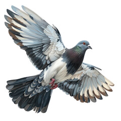 Obraz premium pigeon isolated on transparent background