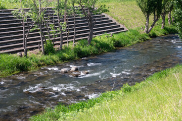 琴似発寒川（北海道札幌市西区八軒）