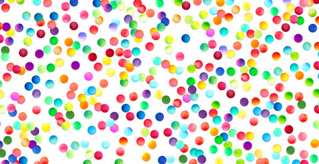 Colorful Bubble Confetti Spread