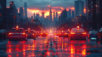 Fototapeta premium view of the city