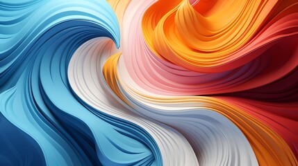 An abstract painting with vibrant colors and a sense of movement. The painting is full of energy and life, capture feeling of being in a midst storm