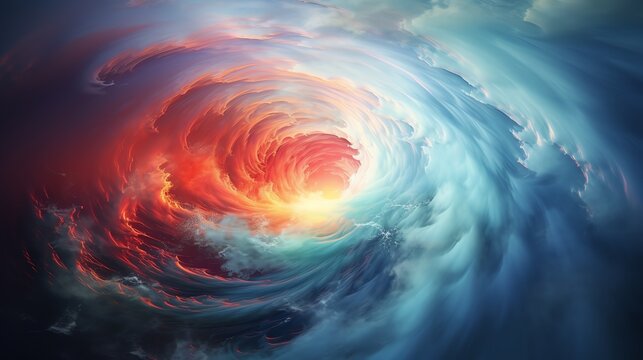 The eye of the storm. A beautiful and terrifying force of nature. Captured in this stunning image.