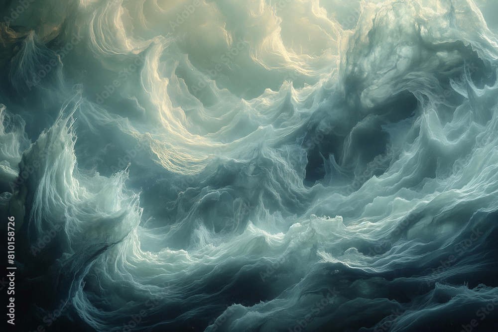 Wall mural surreal solar system: a celestial canvas of wonders and imagination. generative ai