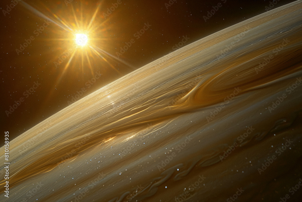 Sticker surreal solar system: a celestial canvas of wonders and imagination. generative ai