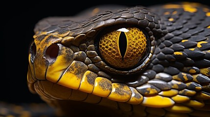 Fototapeta premium Close-up of a snake's eye