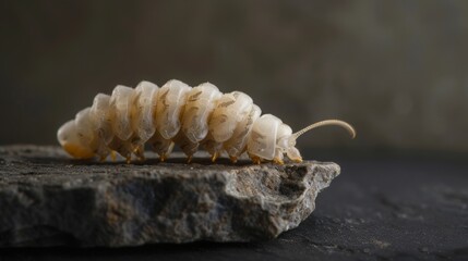 Naklejka premium silkworm pupae food , protein source, Beondegi 16:9