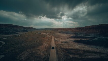 storm over the desert