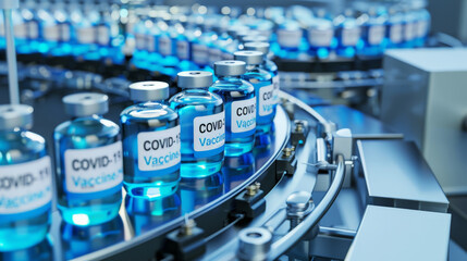 Automated Production of COVID-19 Vaccines in Pharmaceutical Plant