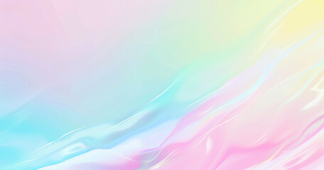 Fototapeta premium Fluid abstract background with a soft blend of pastel colors, evoking a sense of calm and creativity, perfect for design projects or as a gentle backdrop